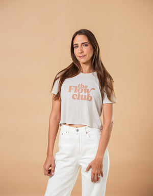 FLOW CLUB CROP TEE