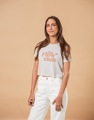 FLOW CLUB CROP TEE