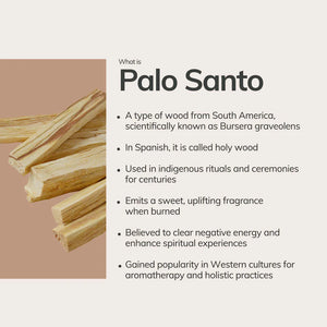 PALO SANTO HAND ROLLED INCENSE 7STICKS