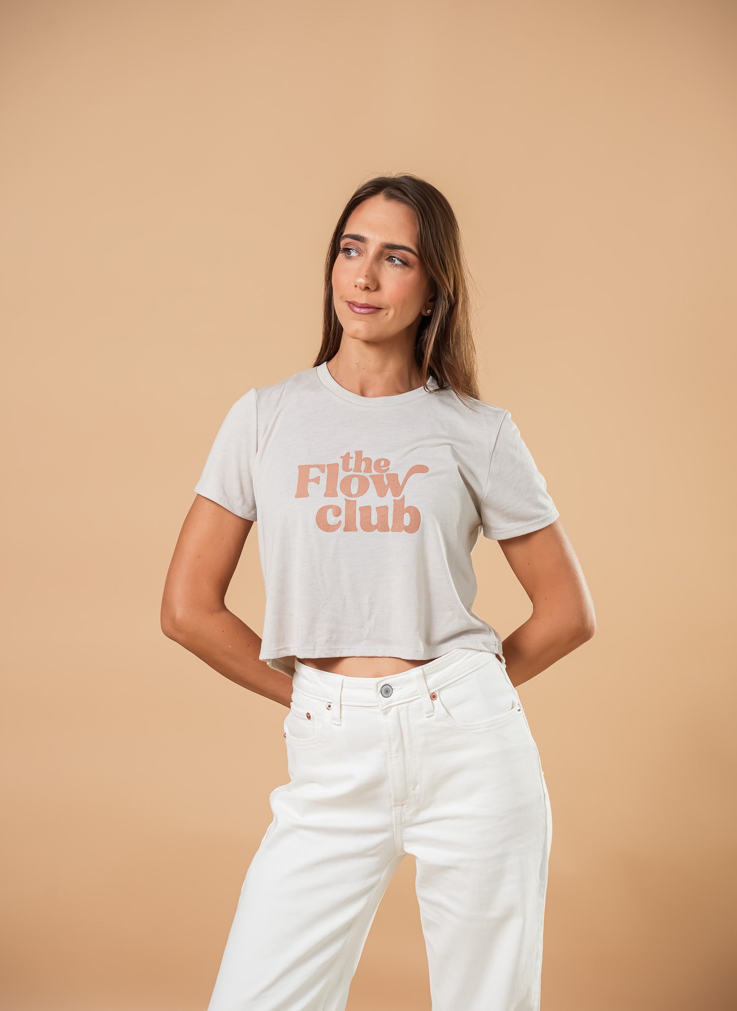 FLOW CLUB CROP TEE