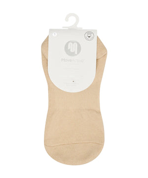 CLASSIC LOW RISE GRIP SOCKS ALMOND