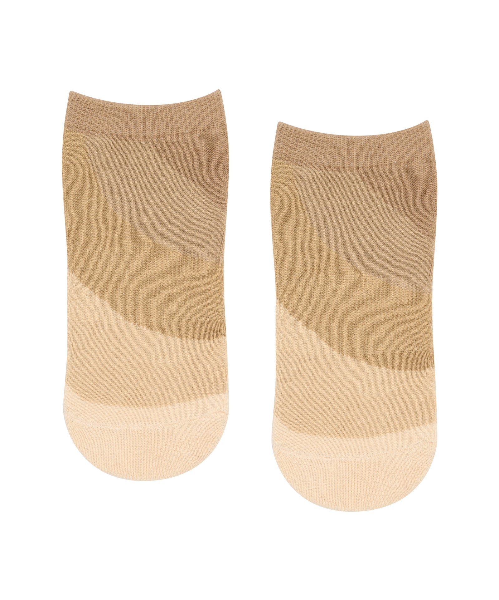 CLASSIC LOW RISE GRIP SOCKS - SAND STONE