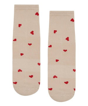 LOVE ME CREW GRIP SOCKS