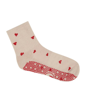 LOVE ME CREW GRIP SOCKS