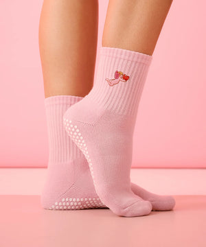 CUPID’S KISS CREW NON SLIP SOCKS