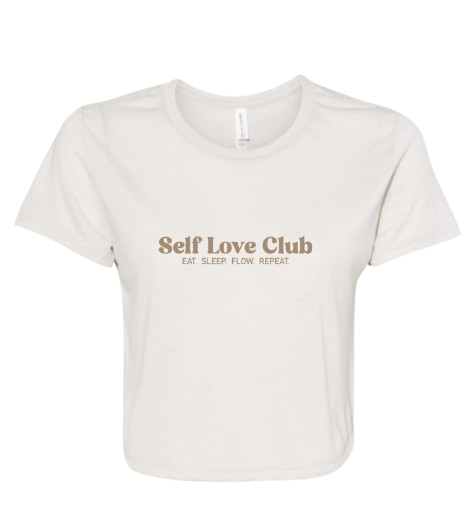 SELF CARE CLUB CROP T SHIRT