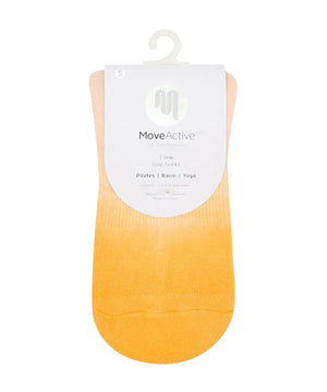 CREW NON SLIP GRIP SOCKS MIMOSA SORBET OMBRÉ