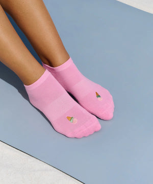 CLASSIC LOW RISE GRIP SOCKS PINK GELATO