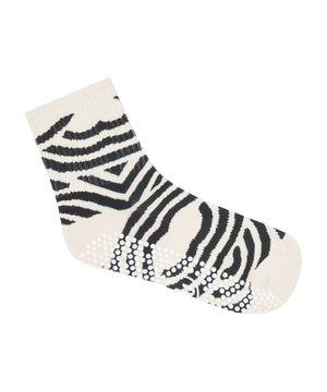 CREW NON SLIP GRIP SOCKS - MONOCHROME SWIRL