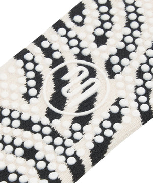 CREW NON SLIP GRIP SOCKS - MONOCHROME SWIRL