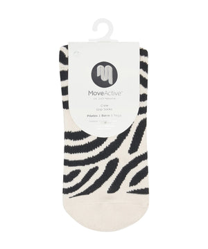 CREW NON SLIP GRIP SOCKS - MONOCHROME SWIRL