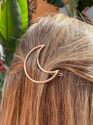 Crescent Moon Hair Clip