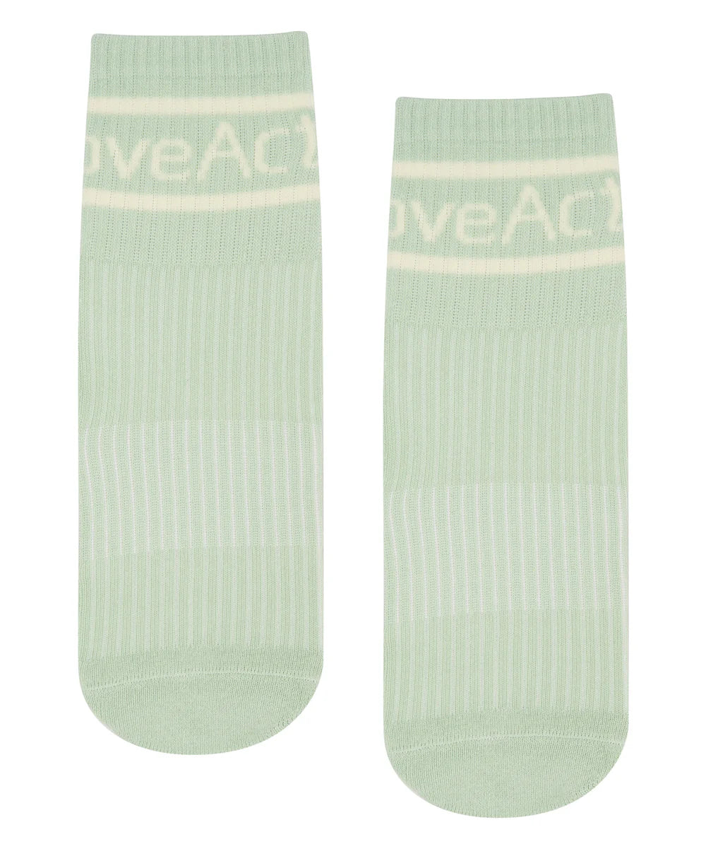 LOW CREW NON SLIP GRIP SOCKS - FOUNDATION MINT