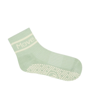 LOW CREW NON SLIP GRIP SOCKS - FOUNDATION MINT