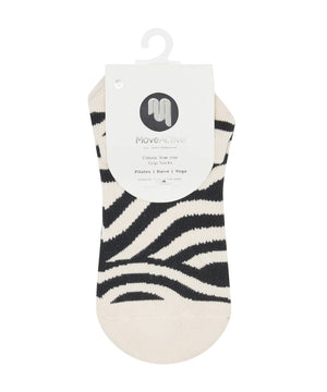 CLASSIC LOW RISE GRIP SOCKS - MONOCHROME SWIRL