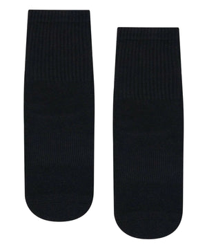 CREW NON SLIP GRIP SOCKS IN BLACK