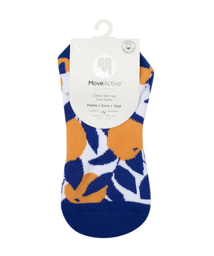 CLASSIC LOW RISE GRIP SOCKS IN SICILIAN CITRUS