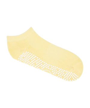 CLASSIC LOW RISE GRIP SOCKS IN LIMONCELLO