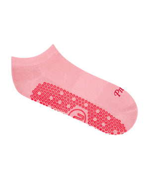 CLASSIC LOW RISE GRIP SOCKS PILATES CLUB ROSE