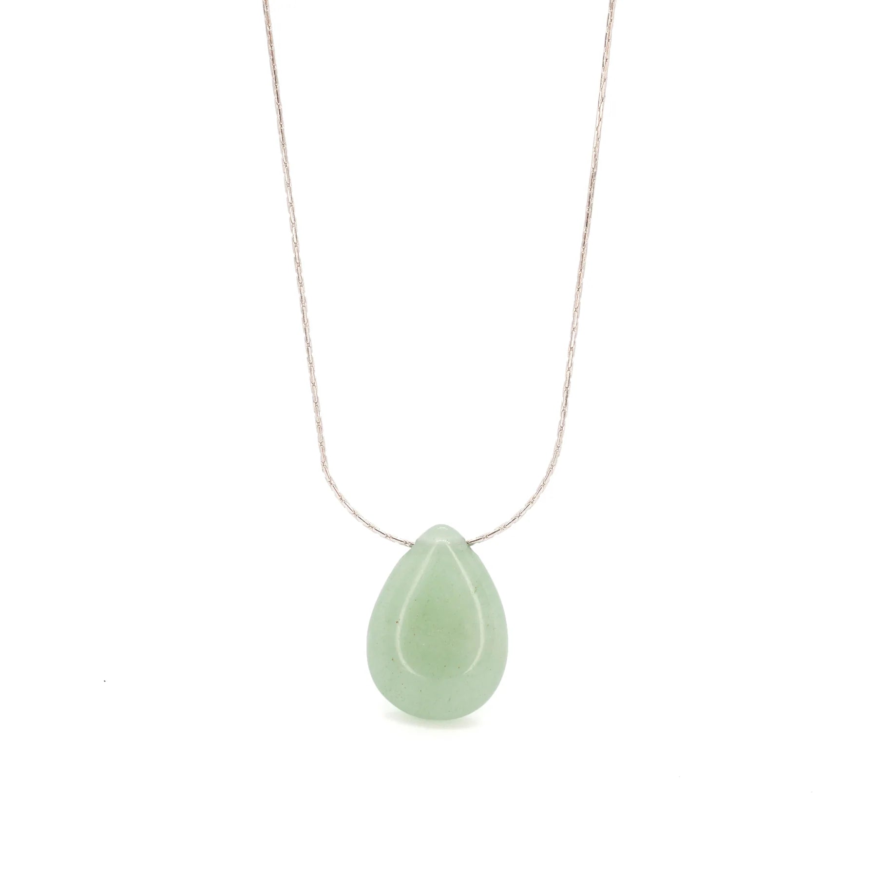 Wisdom Stone Green Jade Necklace